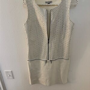My Tribe Cream Leather & Rayon dress size XS/S